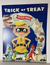 Placa de exibição 1960’s Peter Paul HALLOWEEN loja de doces 20x26” gato preto diabo comprar usado  Enviando para Brazil