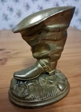 Suporte de palito de fósforo de latão escultura Napoleão III, pirogênio: bota de 7 ligas, usado comprar usado  Enviando para Brazil