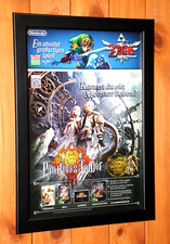 Pandora's Tower Zelda Skyward Sword Wii Promo raro pequeno pôster/página de anúncio emoldurada comprar usado  Enviando para Brazil