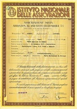 Certificato ina istituto usato  Verbania