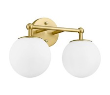 Gold bathroom light for sale  Akron