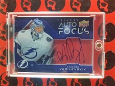 2019-2020 Andrei Vasilevskiy Trilogy foco automático #AF-AV Tampa Bay Lightning UD, usado comprar usado 2019-2020 Andrei Vasilevskiy Trilogy foco automático #AF-AV Tampa Bay Lightning UD, usado comprar usado  Enviando para Brazil