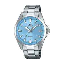 CASIO EDIFICE EFV-100D-2BV AÇO INOXIDÁVEL MOSTRADOR AZUL DATA ANALÓGICA NOVO EM FOLHA comprar usado  Enviando para Brazil
