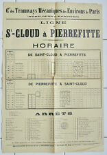 Affiche ancienne horaires d'occasion  Sarzeau