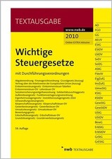 Wichtige steuergesetze gebraucht kaufen  Berlin