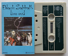 BLACK SABBATH - LIVE EVIL (VERTIGO SAB M 10) 1983 UK CASSETTE TAPE DIO comprar usado  Enviando para Brazil