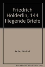 Friedrich holderlin 144 gebraucht kaufen  Stuttgart
