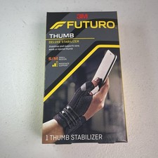 Estabilizador FUTURO 3M Thumb Deluxe (Preto) Pequeno/Médio Respirável Esquerda ou Direita comprar usado  Enviando para Brazil