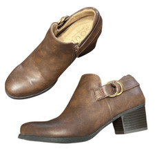 Botas femininas Soul Naturalizer marrom camurça falsa salto tornozelo EUA 6,5M Candie comprar usado  Enviando para Brazil