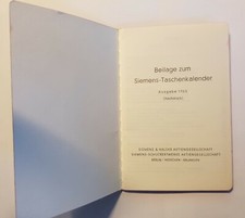 Beilage zum siemens gebraucht kaufen  Hohen Neuendorf