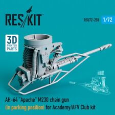 Pistola de corrente AH-64 "Apache" M230 (na posição de estacionamento) ResKit RSU72-0258 1/72 comprar usado  Enviando para Brazil