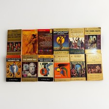 Vintage Mentor Classics Books Iliad Plutarch Homer Greek Civilization Lot of 12 comprar usado  Enviando para Brazil