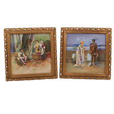 Azulejos emoldurados William Shakespeare Rosalind Hamlet Ophelia JH Bacon por volta de 1930  comprar usado  Enviando para Brazil