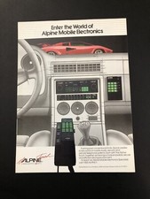 LAMBORGHINI COUNTTACH ALPINE VINTAGE IMPRESSÃO ORIGINAL ANÚNCIO IMPRESSO A27, usado comprar usado  Enviando para Brazil