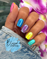 Red Aspen Press On Nails~Aloha State of Mind, Makani Nail Dashes~Mixed Mani comprar usado  Enviando para Brazil