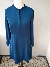 Kleid petrol langarm gebraucht kaufen  Sinzheim
