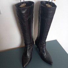 Dune black leather for sale  BRIGHTON