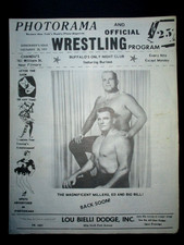 1957 wrestling program for sale  Utica