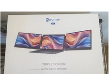 Extensor de monitor triplo para laptop Kwumsy S3 - 14” 1080P tela FHD IPS,  comprar usado  Enviando para Brazil