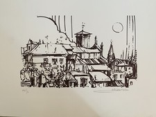 Bellissima litografia sesia usato  Lecco