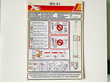 Iberia safety card d'occasion  Brive-la-Gaillarde