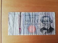 Banconota lire mille usato  Terni