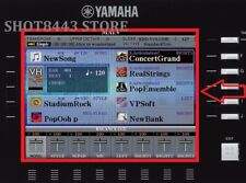 LCD para Yamaha Tyros 4 teclado de piano painel LCD somente tela de exibição comprar usado  Enviando para Brazil