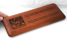 Wooden cribbage board for sale  RYDE