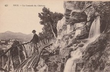 Cpa nice cascade d'occasion  Nice-