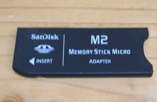 Adaptador SanDisk Memory Stick M2 para Memory Stick MS Pro (adapta-se para microSD) comprar usado  Enviando para Brazil
