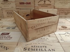 Wooden wine box for sale  CHIPPENHAM