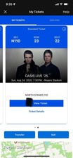 Oasis concert tickets for sale  Dorchester