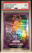 64743612 Lebron James 2015-16 Panini Prizm Purple Prizm #79/99 Cavaliers PSA 9 comprar usado  Enviando para Brazil