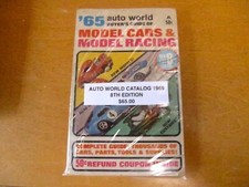 CATÁLOGO VINTAGE 1965 AUTO WORLD 8ª EDIÇÃO MODELOS DE CARROS, AUTORAMAS, ETC. comprar usado  Enviando para Brazil
