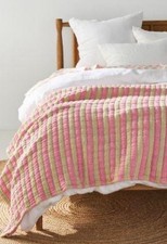 Anthropologie linen quilt for sale  Herriman