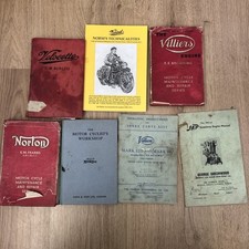 Vintage motorcycle booklet for sale  BRIGG