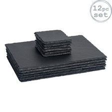 12pc slate placemats for sale  ABINGDON