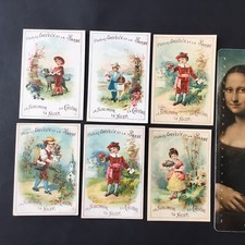 Chromos chiens enfants d'occasion  Nantes-