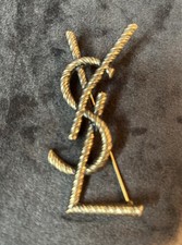 Vintage goldtone ysl d'occasion  Expédié en Belgium