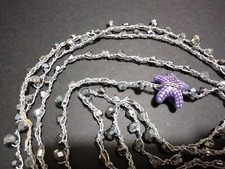 Collana artigianale uncinetto usato  Fucecchio