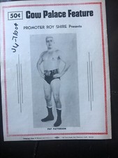 Wrestling program rare for sale  Petaluma