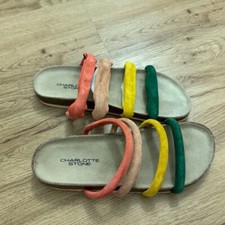 Sandálias Charlotte Stone Gloria DEFEITO tamanho 8 comprar usado  Enviando para Brazil