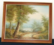 Framed signed oil for sale  CONSETT
