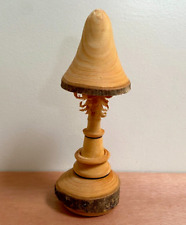 Handcrafted wooden toadstool for sale  SHREWSBURY