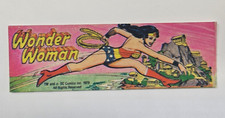 Adesivo vintage para máquina de venda automática WONDER WOMAN 1979 DC quadrinhos mini cartão comprar usado  Enviando para Brazil