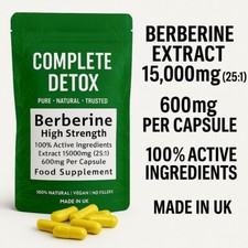 Suplemento de berberina de alta resistência, açúcar no sangue, metabolismo e controle de peso comprar usado  Enviando para Brazil