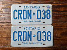 Ontario license plate for sale  USA