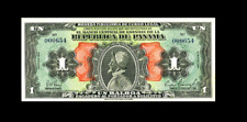 Reproducción Raro Billete Panamá Banco Central Emisión 1 Balboa 1941 Antiguo segunda mano  Embacar hacia Argentina