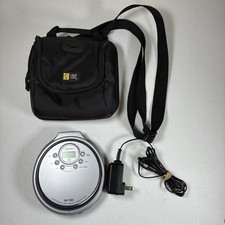CD player pessoal Audiovox DM8700-60 proteção antichoque com estojo e adaptador comprar usado  Enviando para Brazil