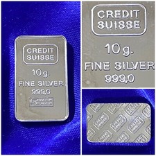 Lingot argent pur d'occasion  Saint-Genis-Pouilly